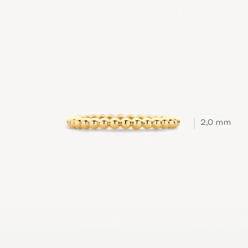 14k BLUSH Ring with Dot Motif - Image 5