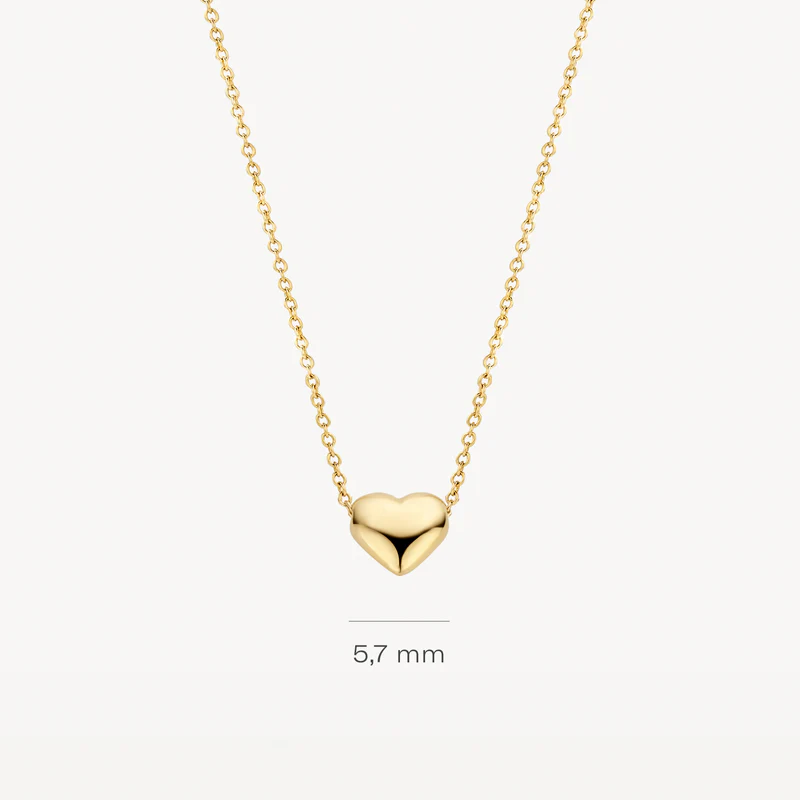 14k BLUSH Heart Necklace - Image 4