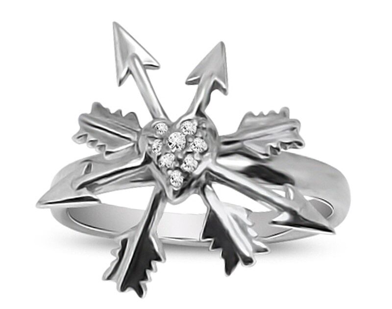 Vivienne Westwood Diamond Heart Ring