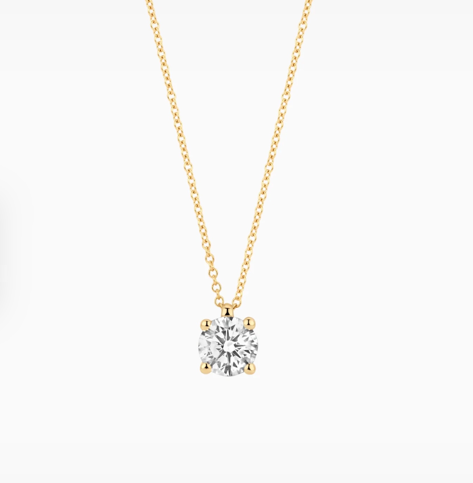 14k BLUSH Lab Diamond Necklace