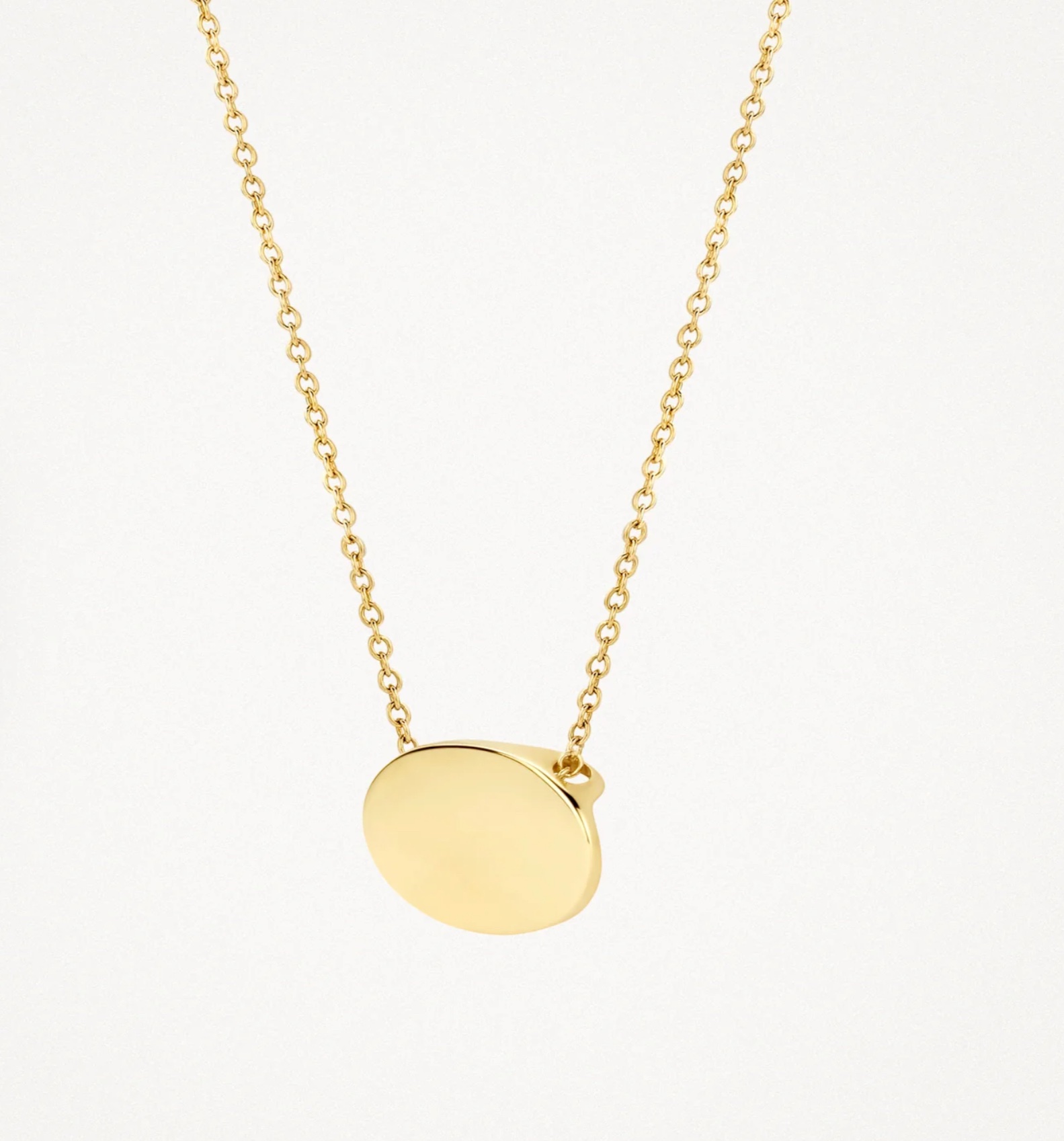14k BLUSH Disc Pendant - Image 2