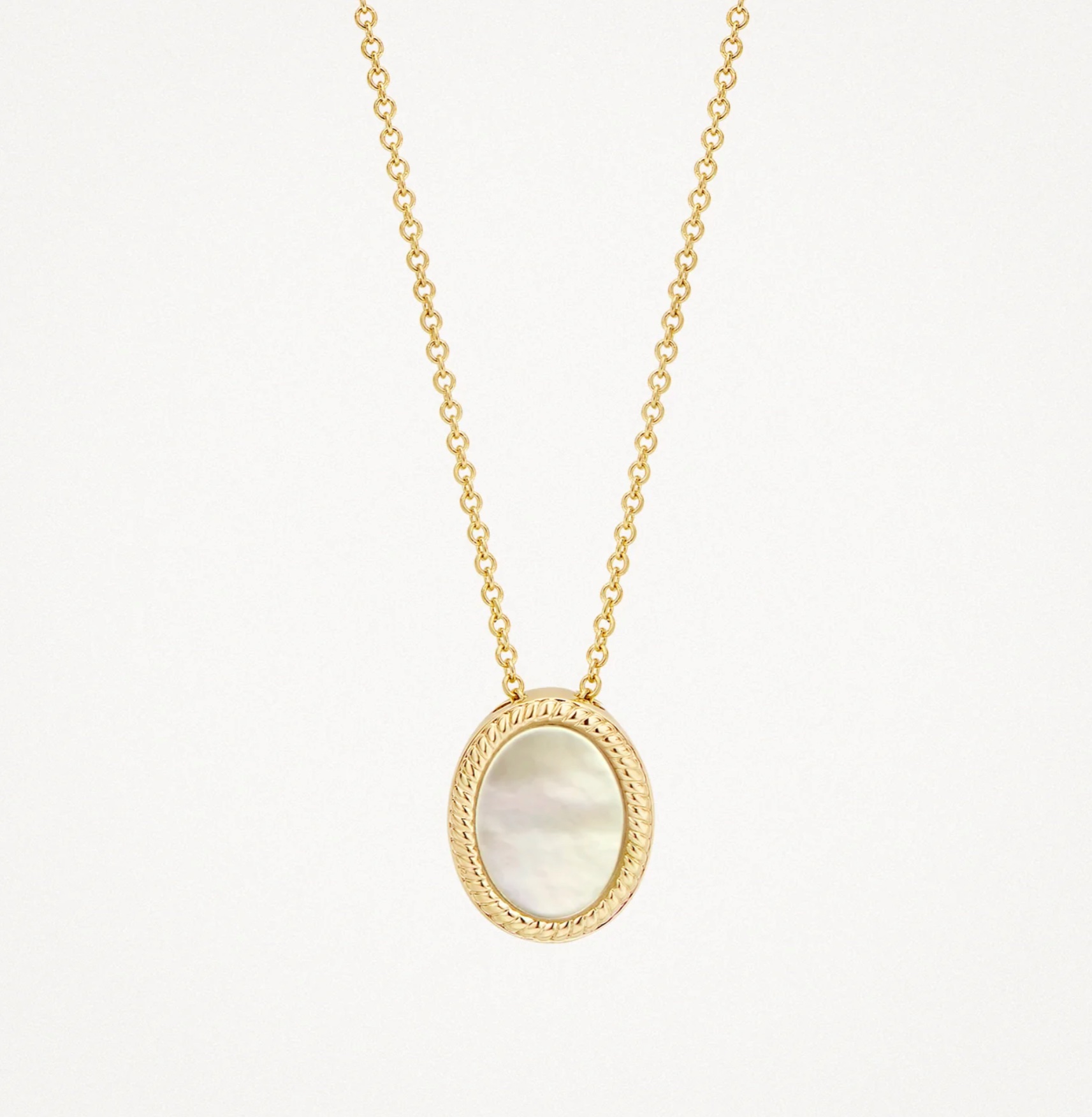 14k BLUSH Mother of Pearl Pendant