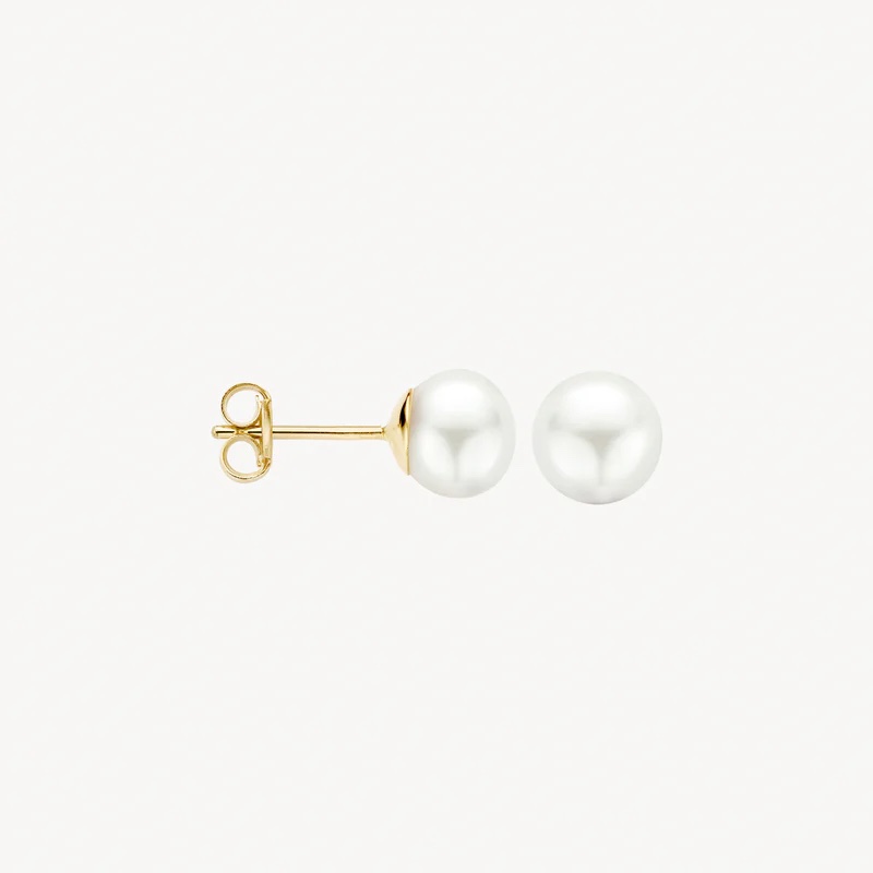 14k BLUSH Pearl Earstuds