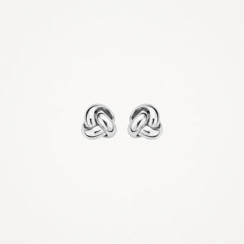 14k BLUSH Braided Stud Earrings
