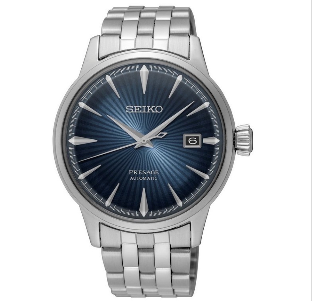 SEIKO PRESAGE COCKTAIL AUTOMATIC STAINLESS STEEL BRACELET WATCH