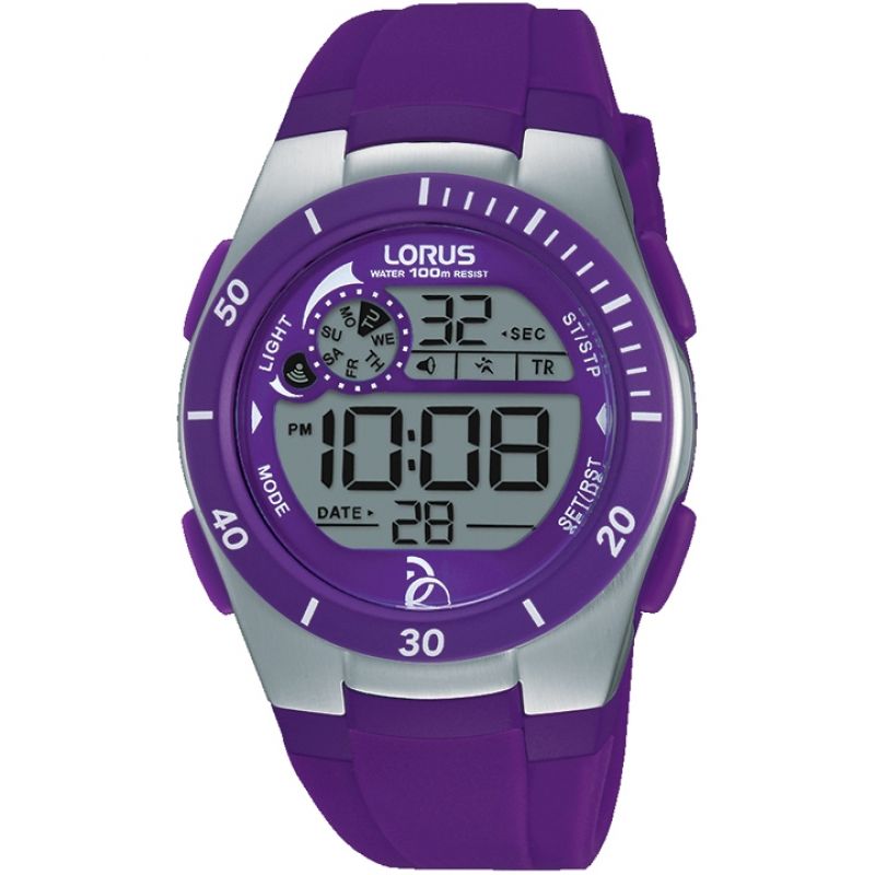 Lorus Kids Purple Digital Watch
