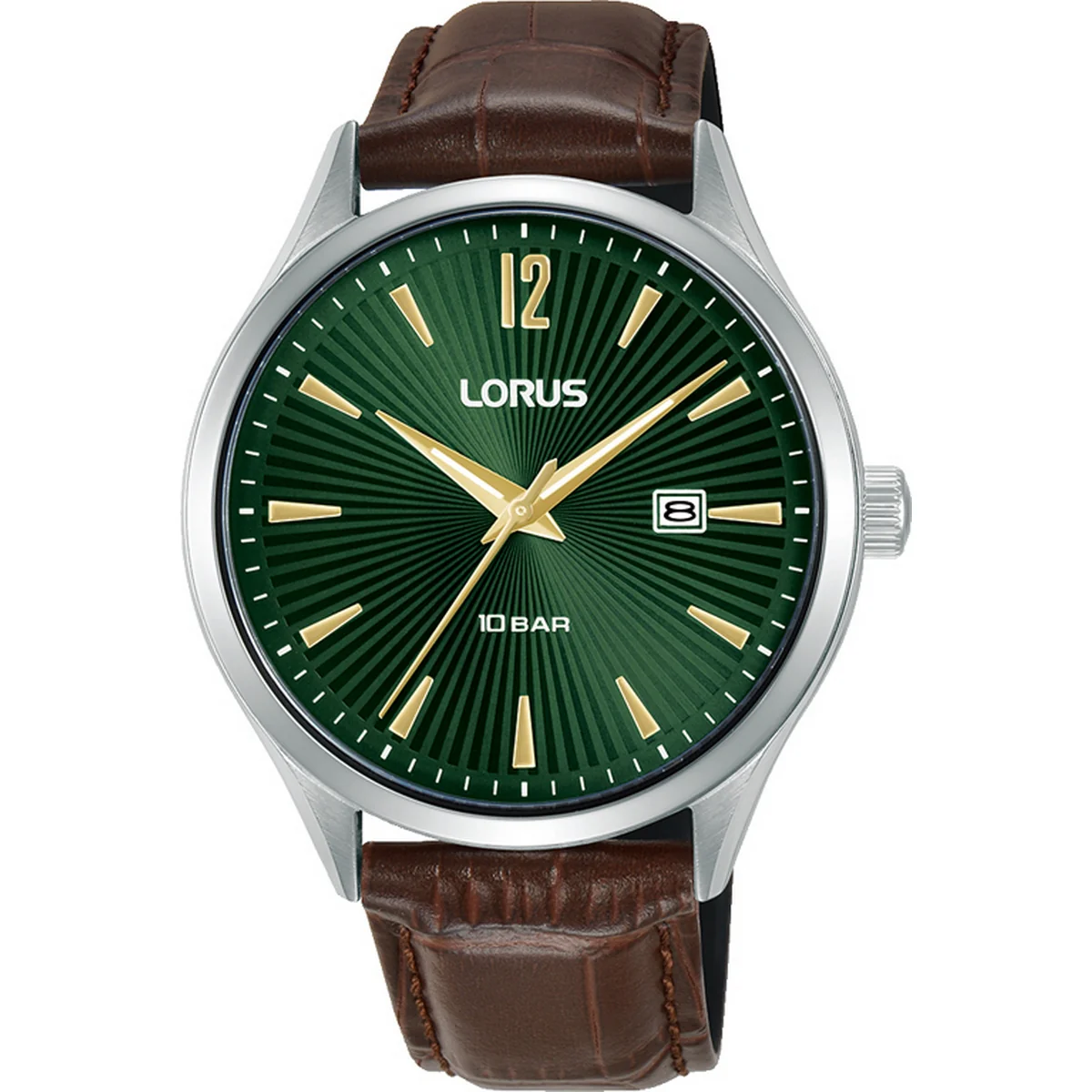Lorus - quartz men's stainless steel green watch