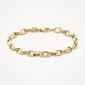 2263YGO_1 14k BLUSH Heavy Link Bracelet
