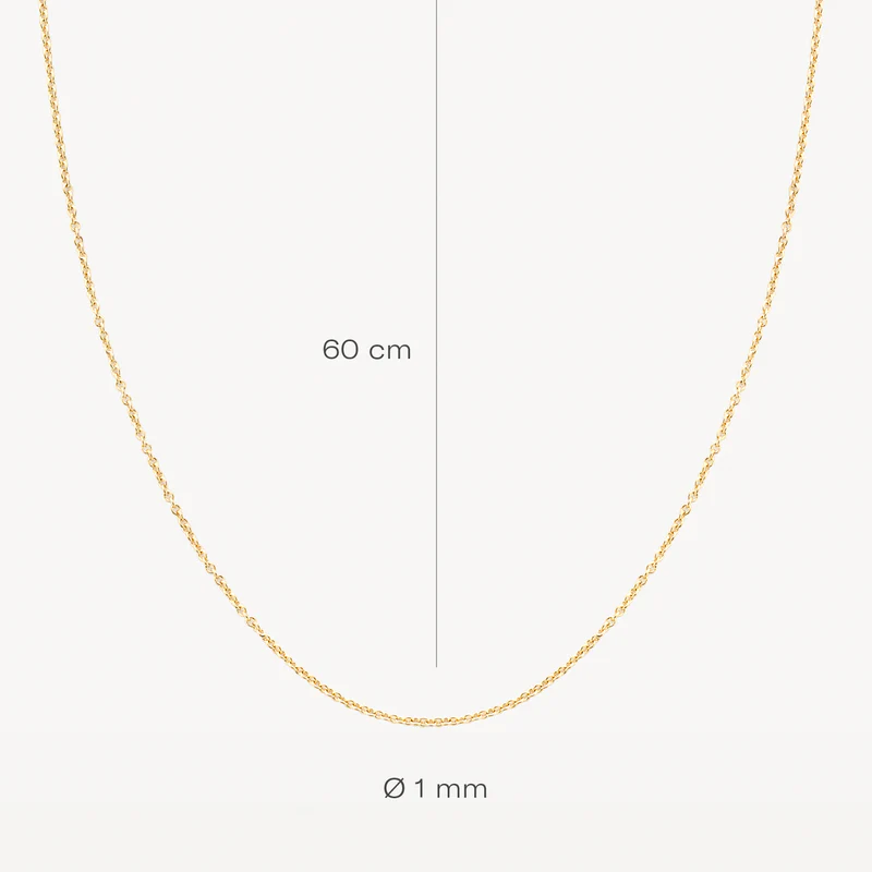 14k BLUSH Anchor Chain Necklace - Image 3